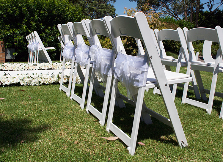 Wedding Chairs and Sashes